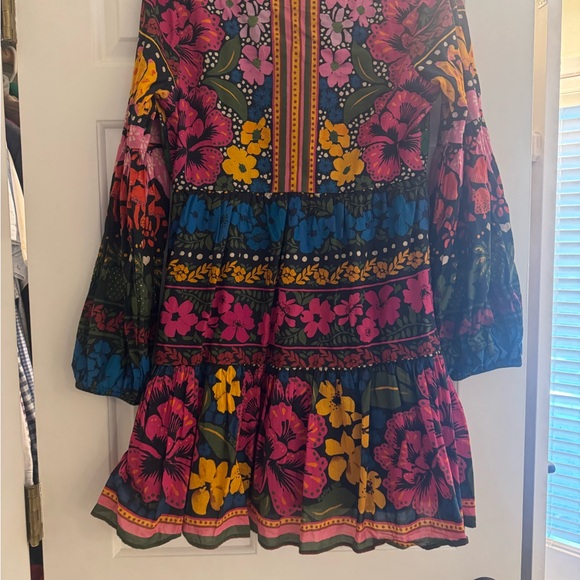 FARM Rio Pink and Green Floral Dress - Picture 5 of 8